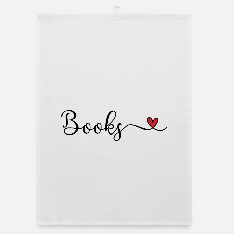 Bücher Organic Geschirrtuch