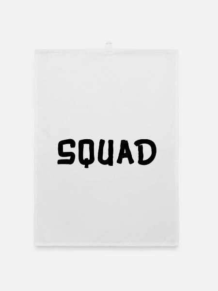 squad - Organic Geschirrtuch - Weiß - Vorne