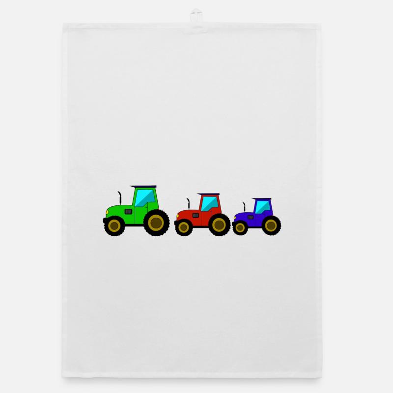 Tractor Tractor Tractor Organic dish towel
