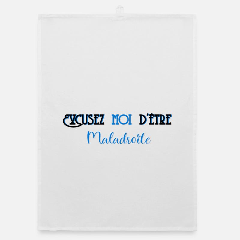 Excuse me for being clumsy Organic dish towel