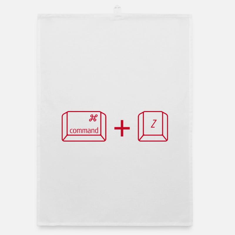 Command + Z Organic Geschirrtuch