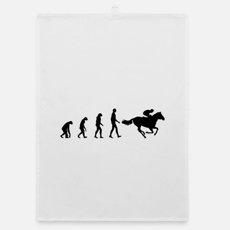 Evolution from man to pro rider Organic dish towel