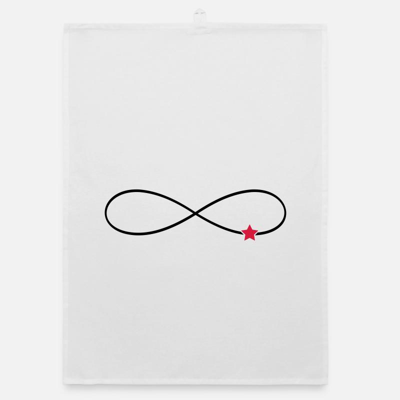 Signe de l’infini Star Luck Infinite Torchon bio