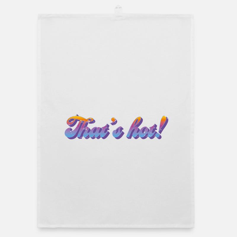 C’est chaud ! – Style dégradé rétro Torchon bio