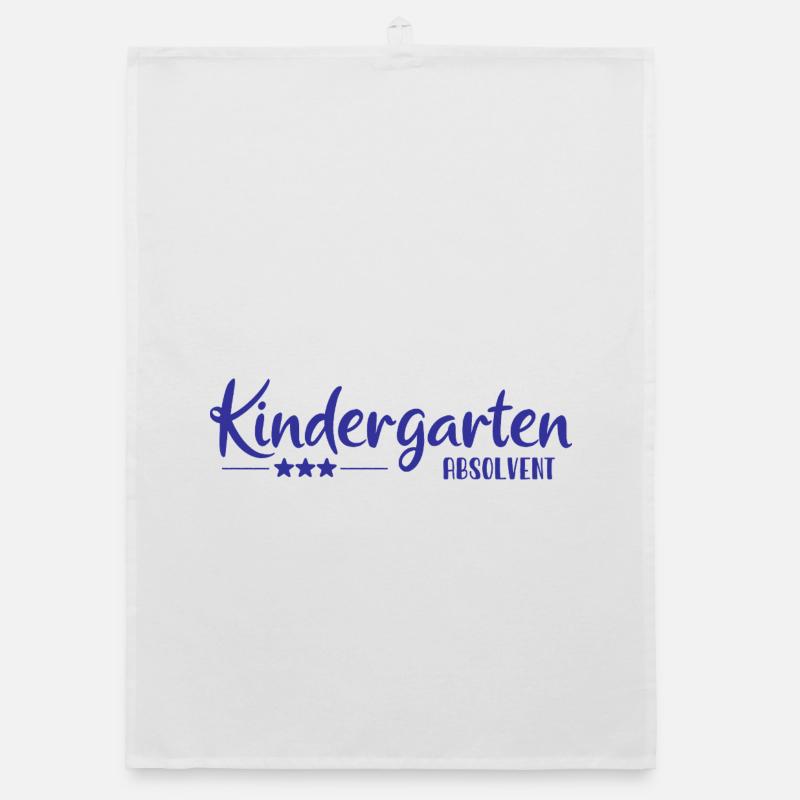 Kindergarten Absolvent - Einschulung - Kita Organic Geschirrtuch