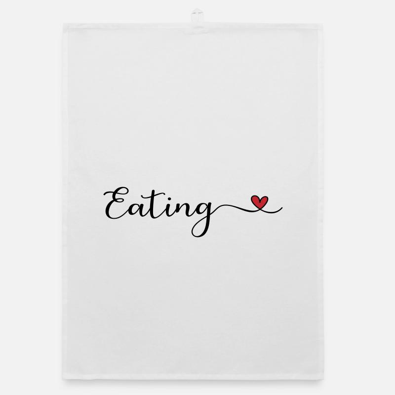 eating Organic dish towel