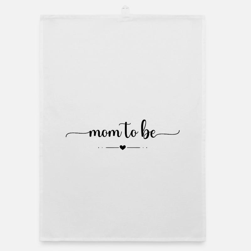 Maman à venir Torchon bio