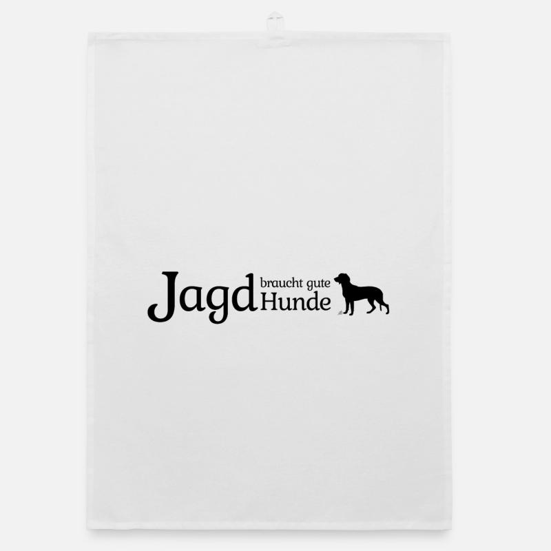 Gute Jagdhunde - Schweißhunde Organic Geschirrtuch