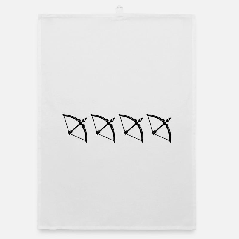 Arc et flèches Torchon bio