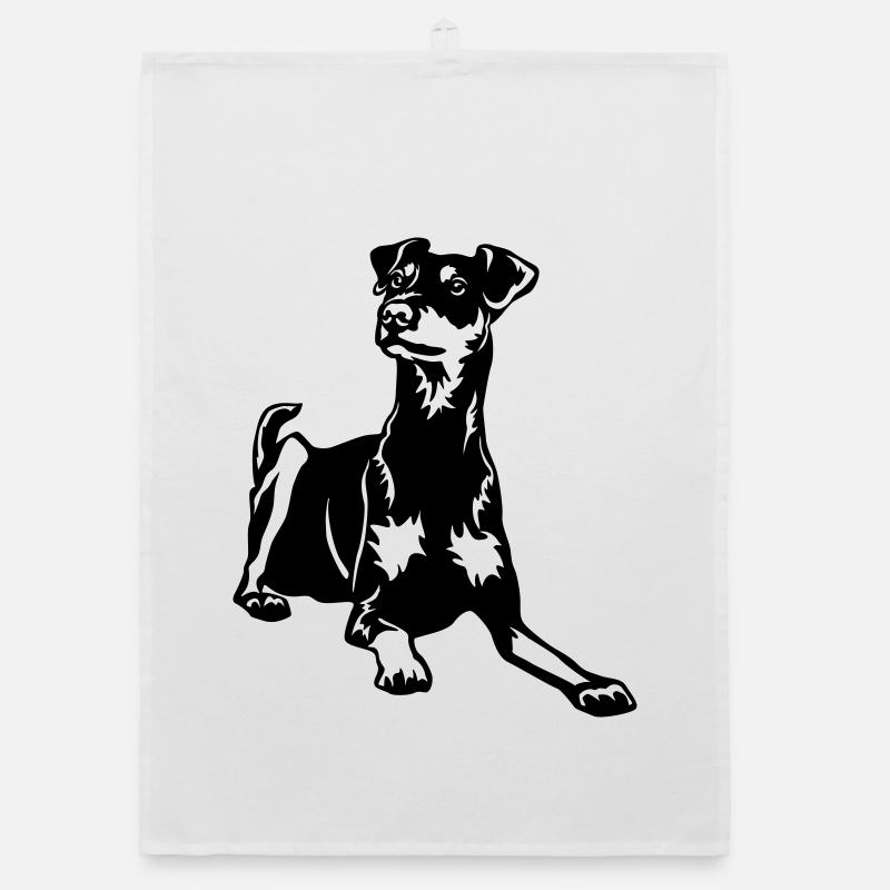 German Pinscher Organic dish towel