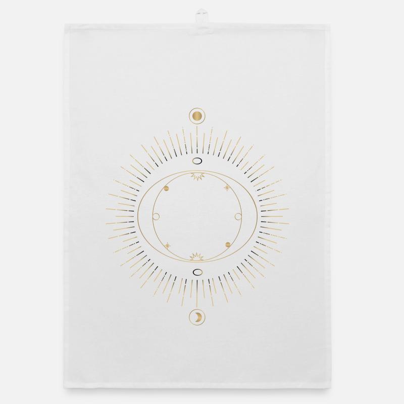 Sun Ring Circuit Design Organic dish towel