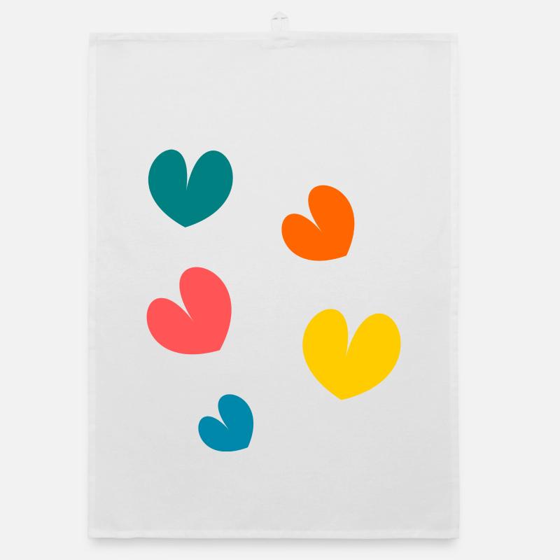 MAMA. MUTTERTAG. HERZ Organic Geschirrtuch