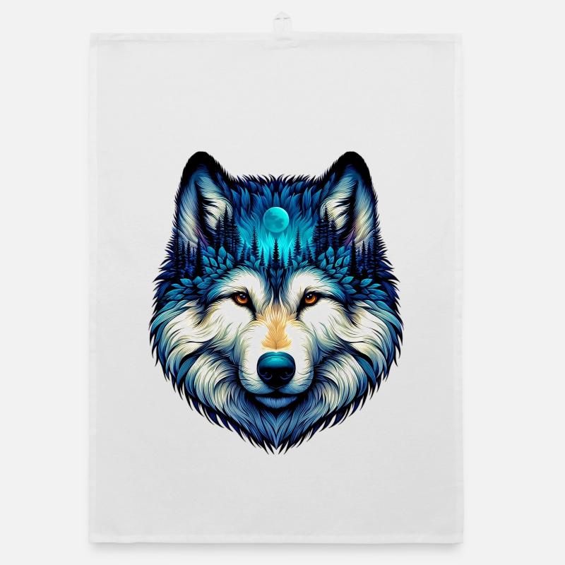 Wolf Organic Geschirrtuch