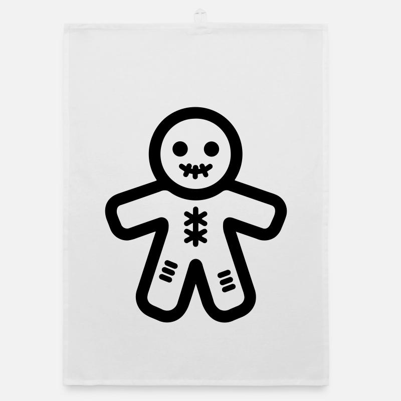 Voodoo Doll Organic dish towel