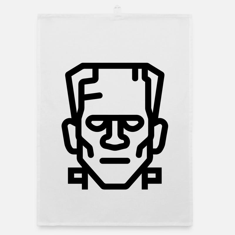 Monstre halloween Torchon bio