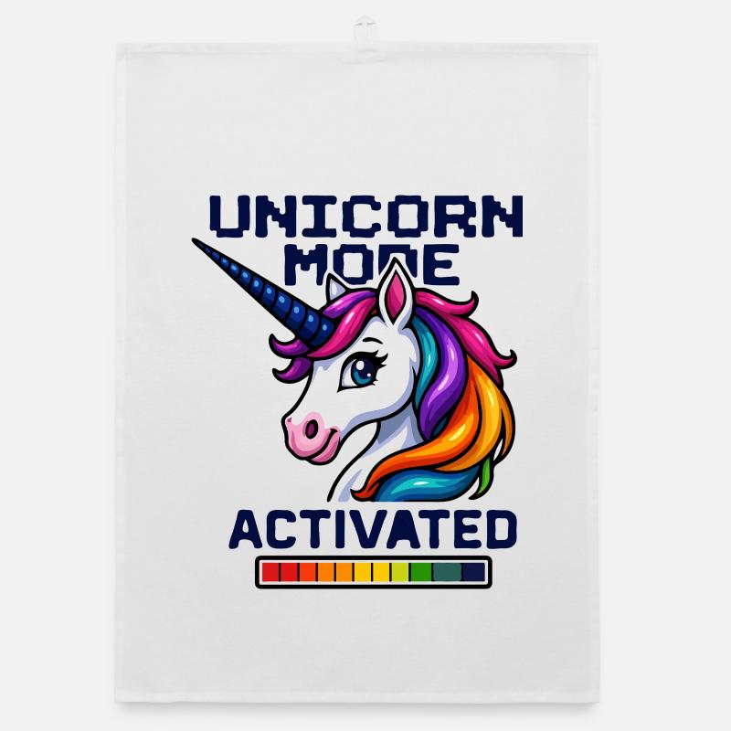 Mode Licorne activé Torchon bio