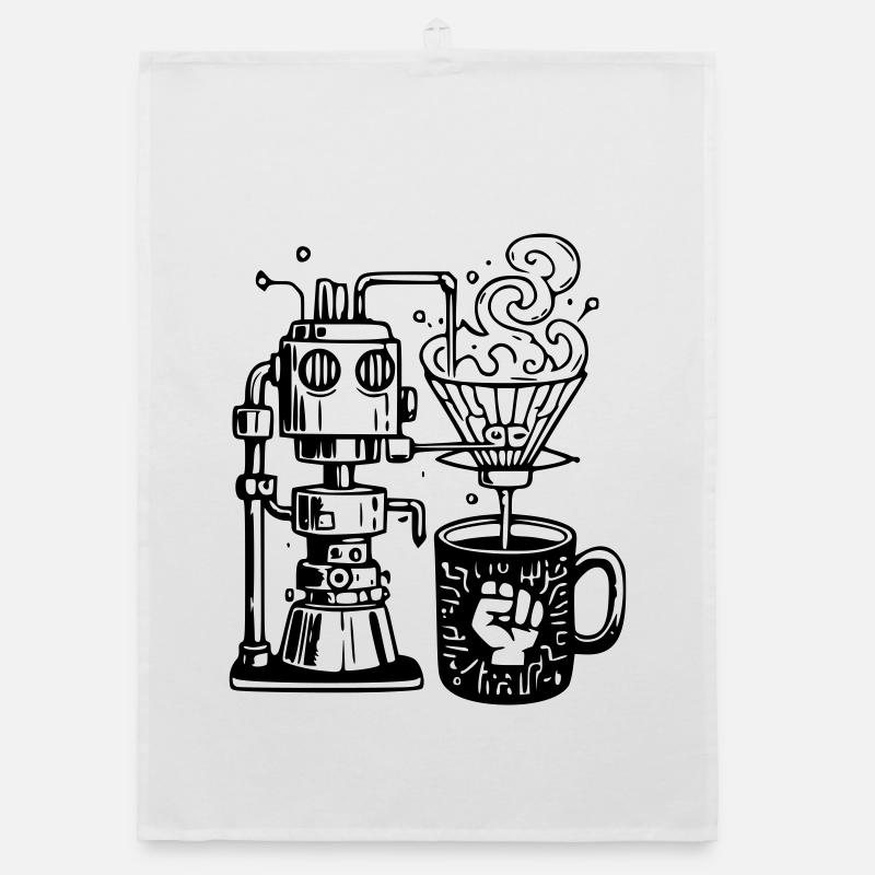 Grind or Die: Robot Chef for Baristas Organic dish towel