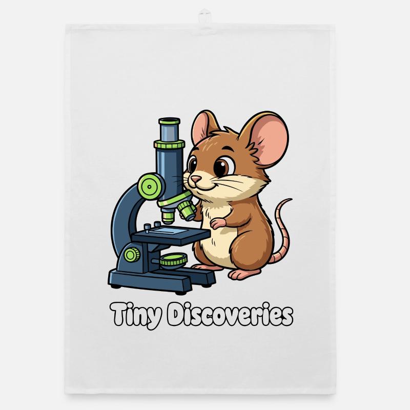 Petites découvertes Microscope souris Torchon bio