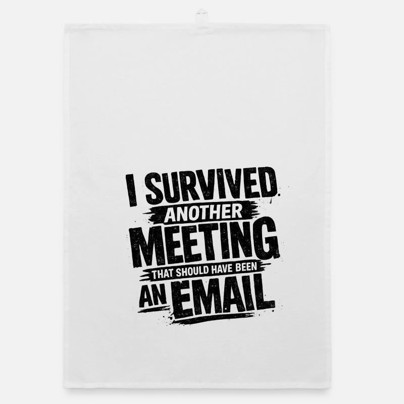 Drôle d’humour au bureau Conception des e-mails Torchon bio