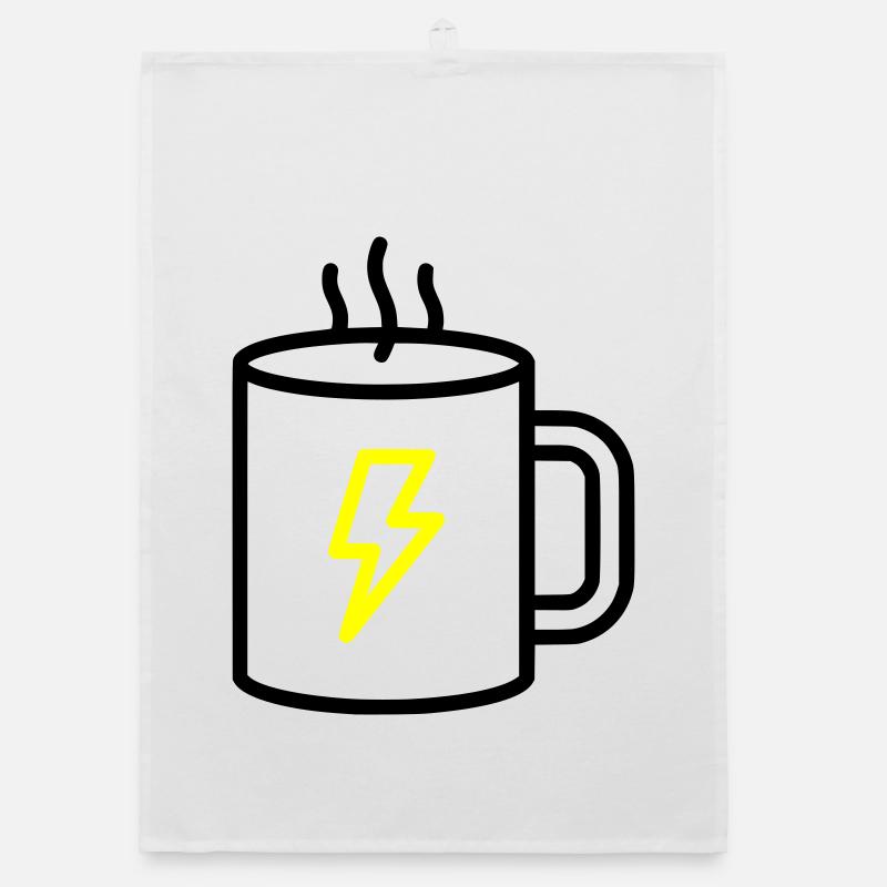 Kaffeebecher Blitz Energie Organic Geschirrtuch