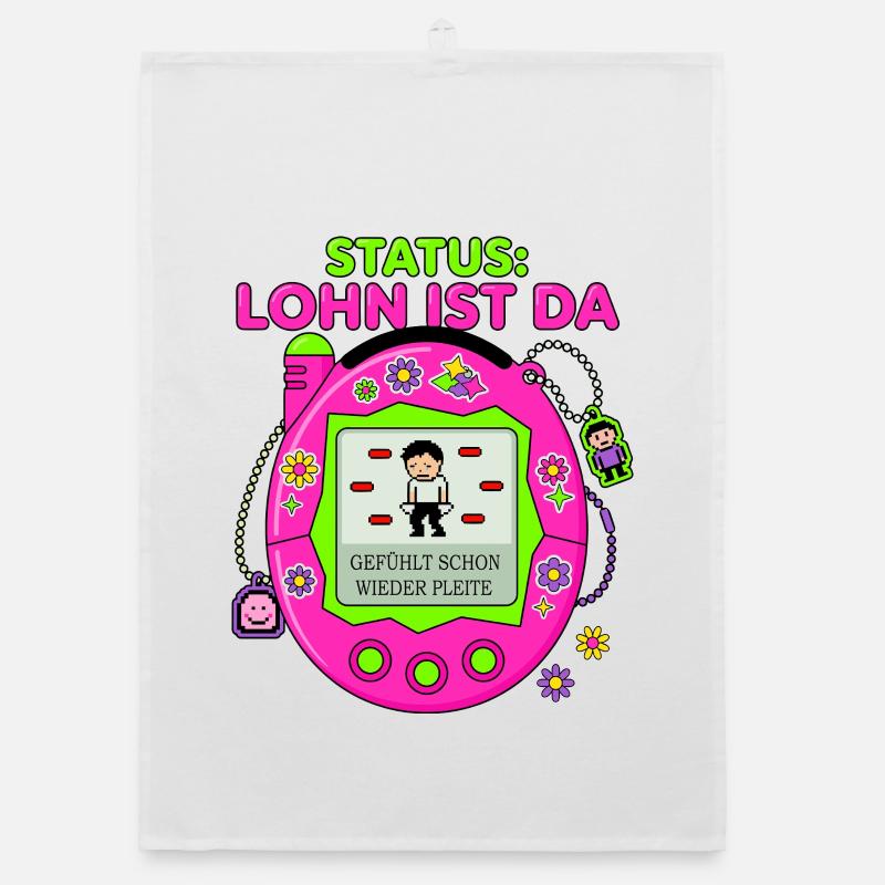 Status wage is here Organic dish towel