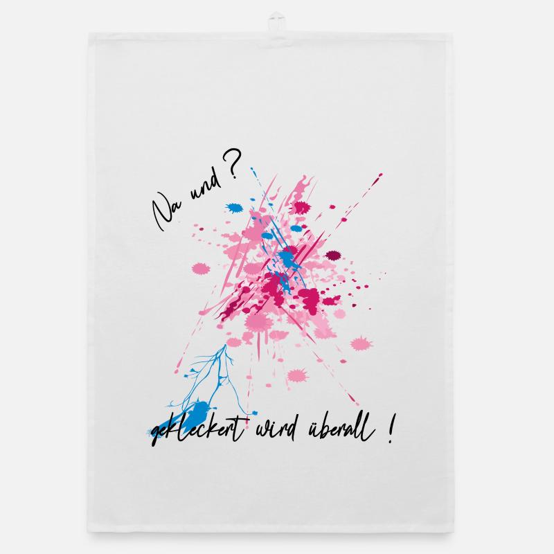 Farbklecks Organic Geschirrtuch