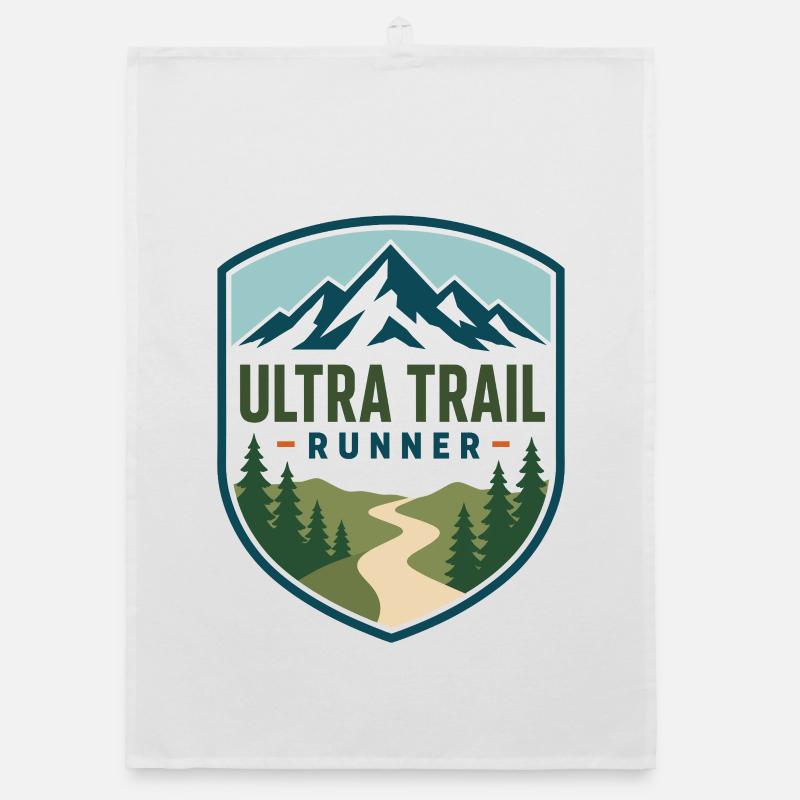 Ultra Trail Runner Mountain Shield Organic Geschirrtuch
