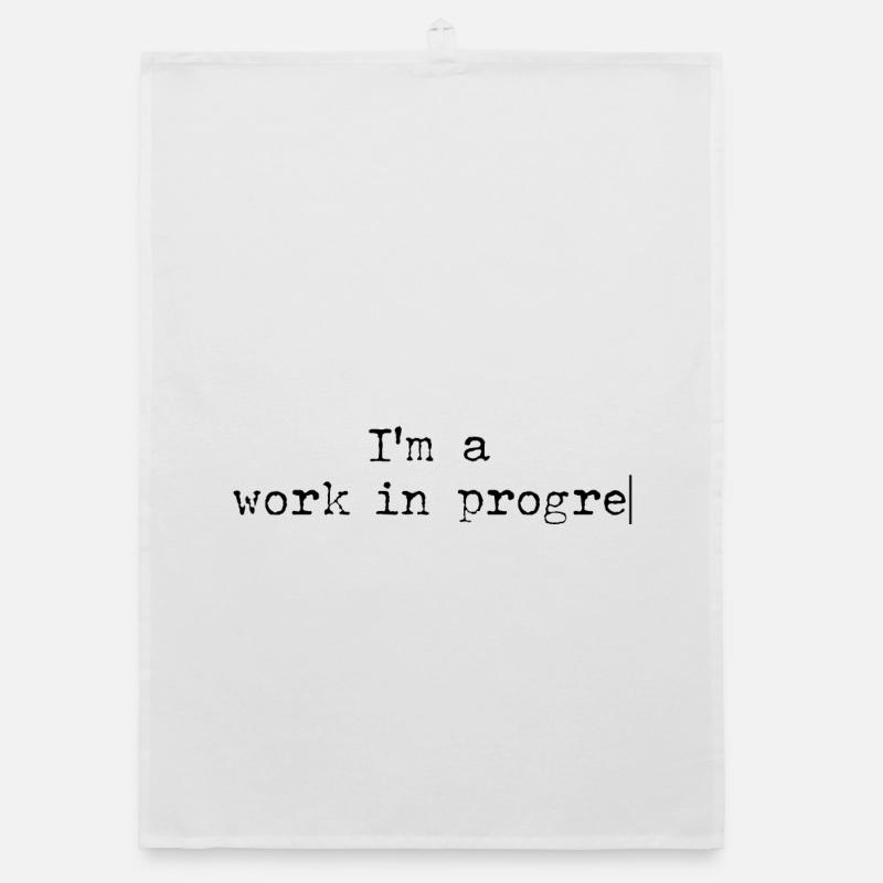 Work in progress Organic dish towel