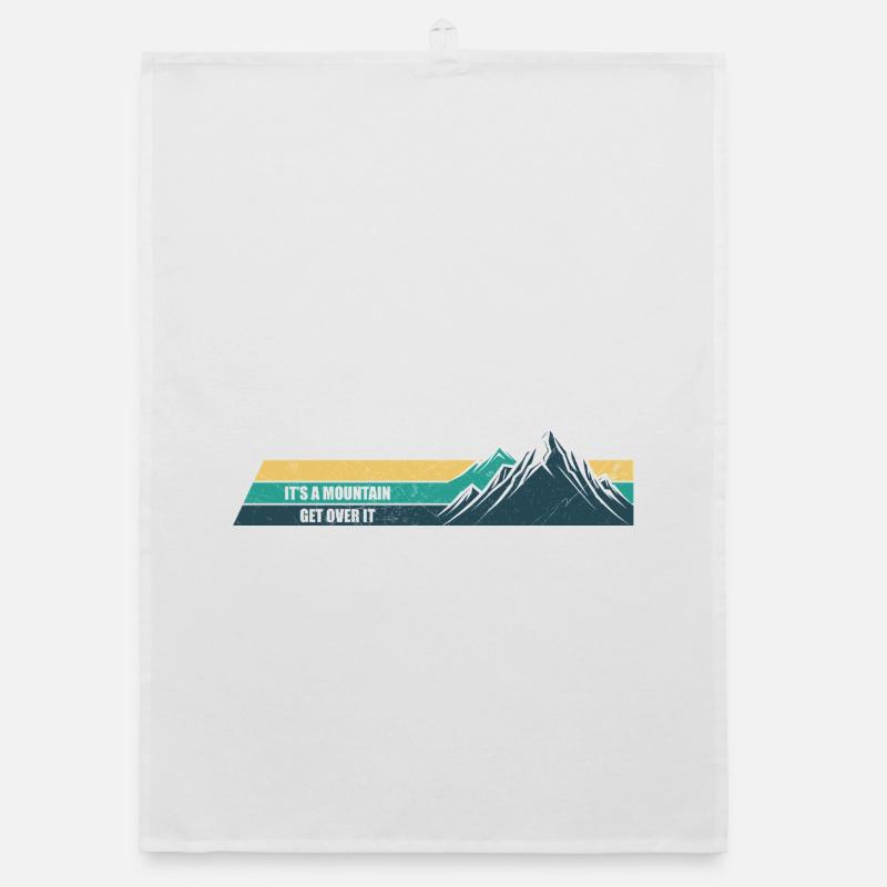 Mountain Summit Get Over It Organic dish towel
