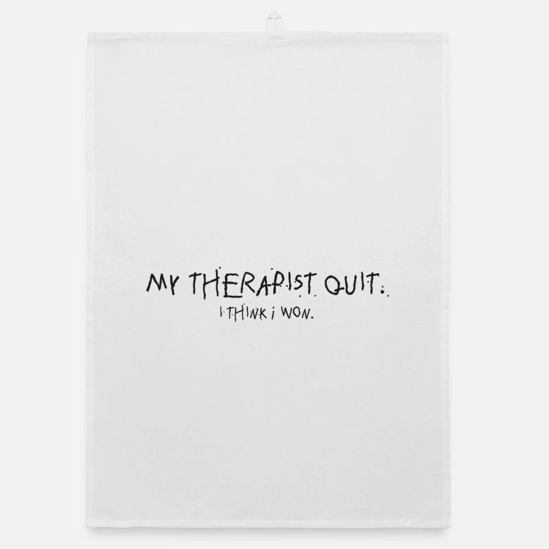Therapy out: I think I won Organic dish towel