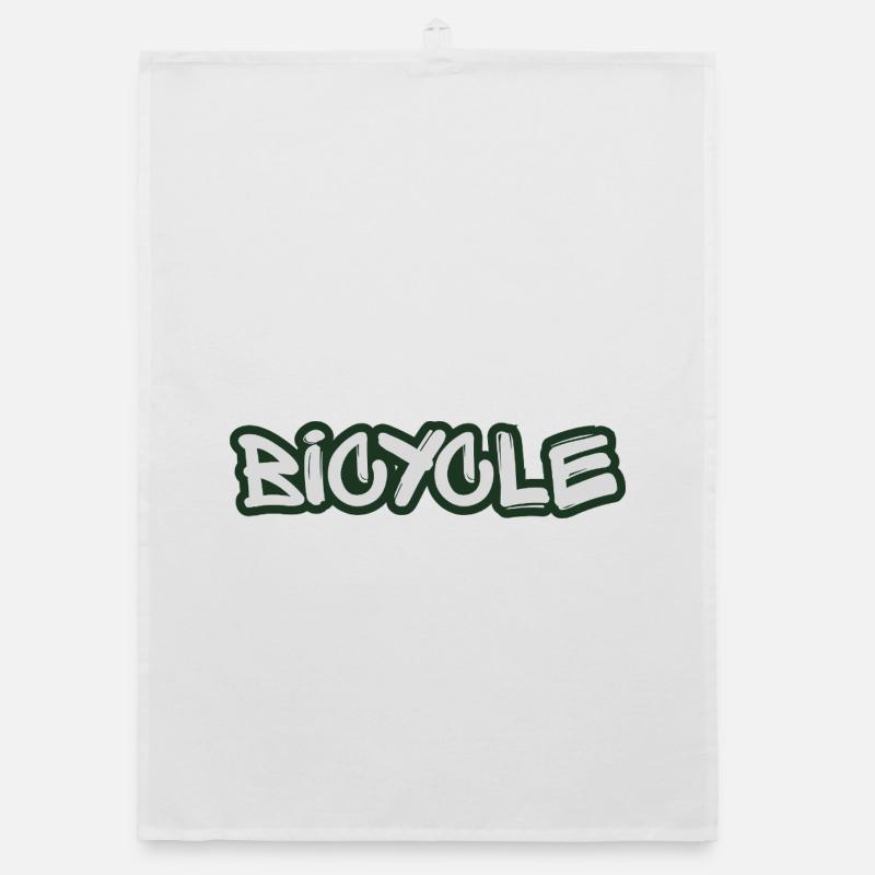 Design d’autocollants graffitis urbains pour vélos Torchon bio