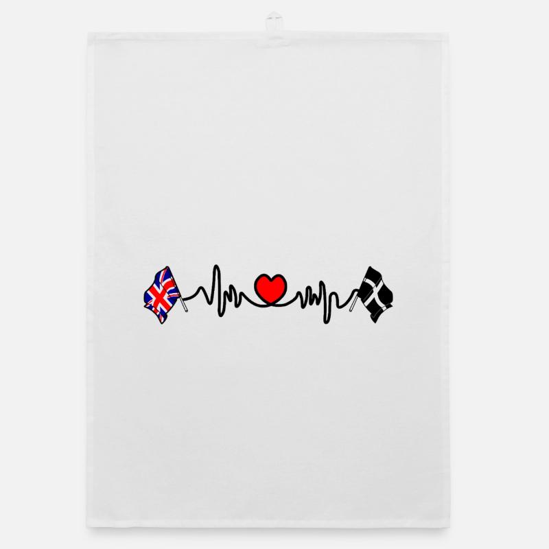 Cornwall & Great Britain Organic dish towel