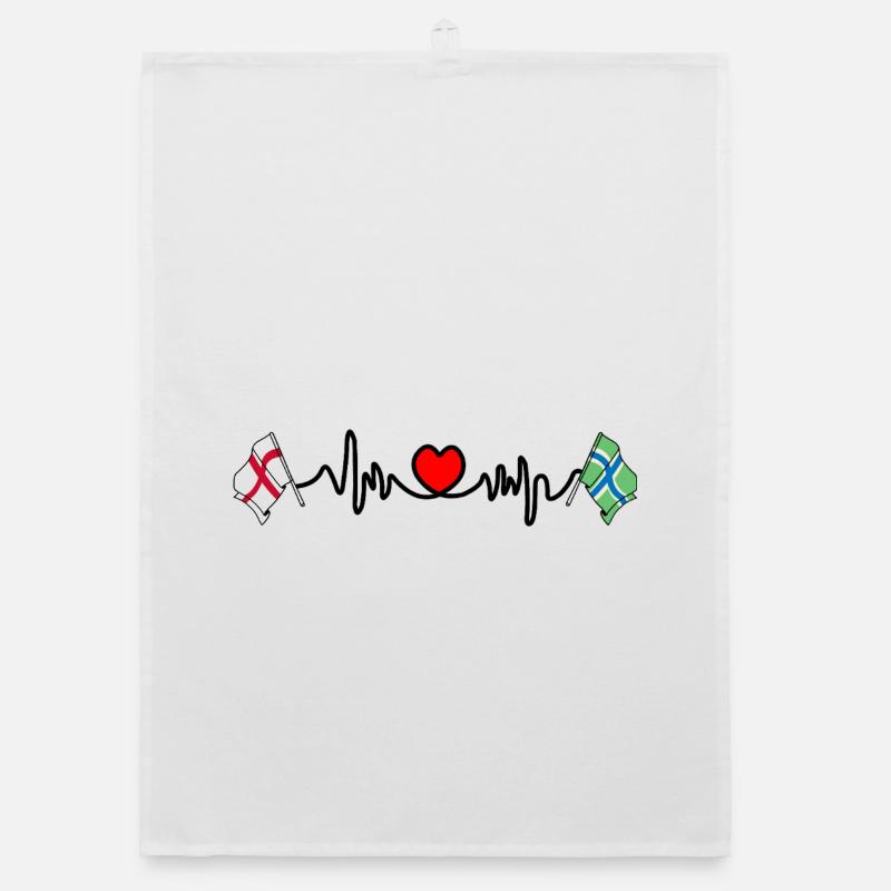 Fréquence cardiaque du Gloucestershire & Angleterre Torchon bio