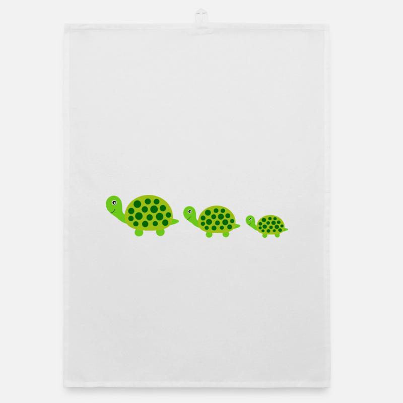 Turtle Turtles Organic dish towel