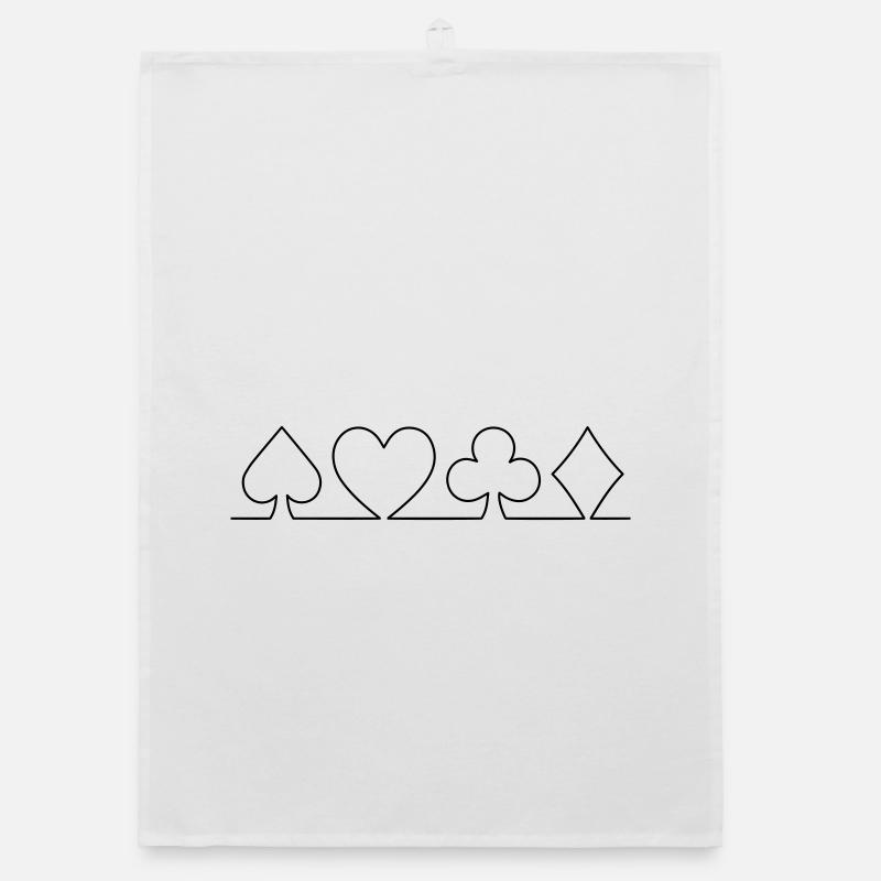 Conception de carte minimaliste | monochrome Torchon bio