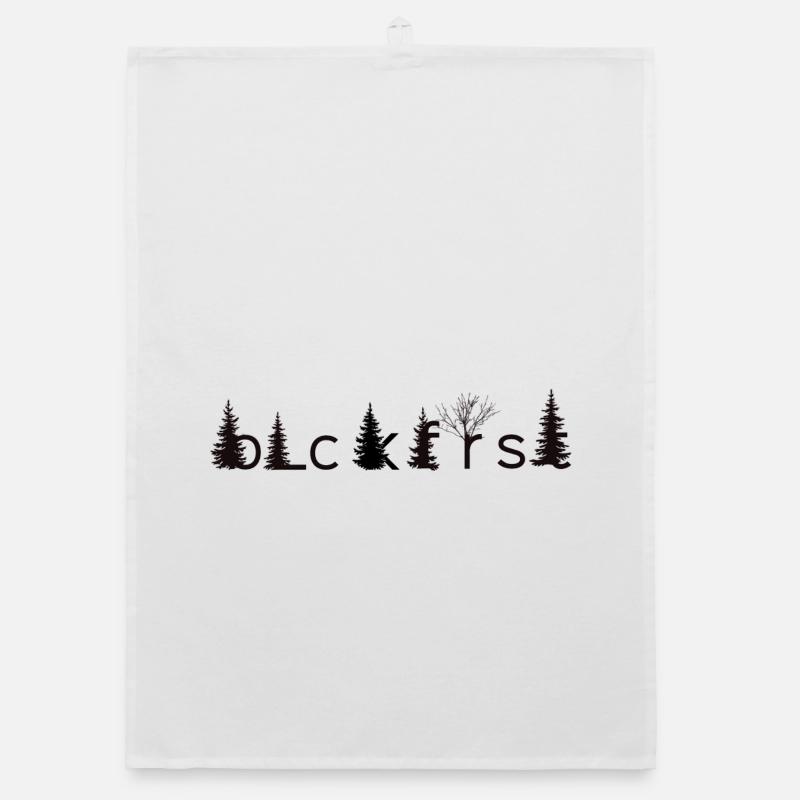 blckfrst black Organic Geschirrtuch