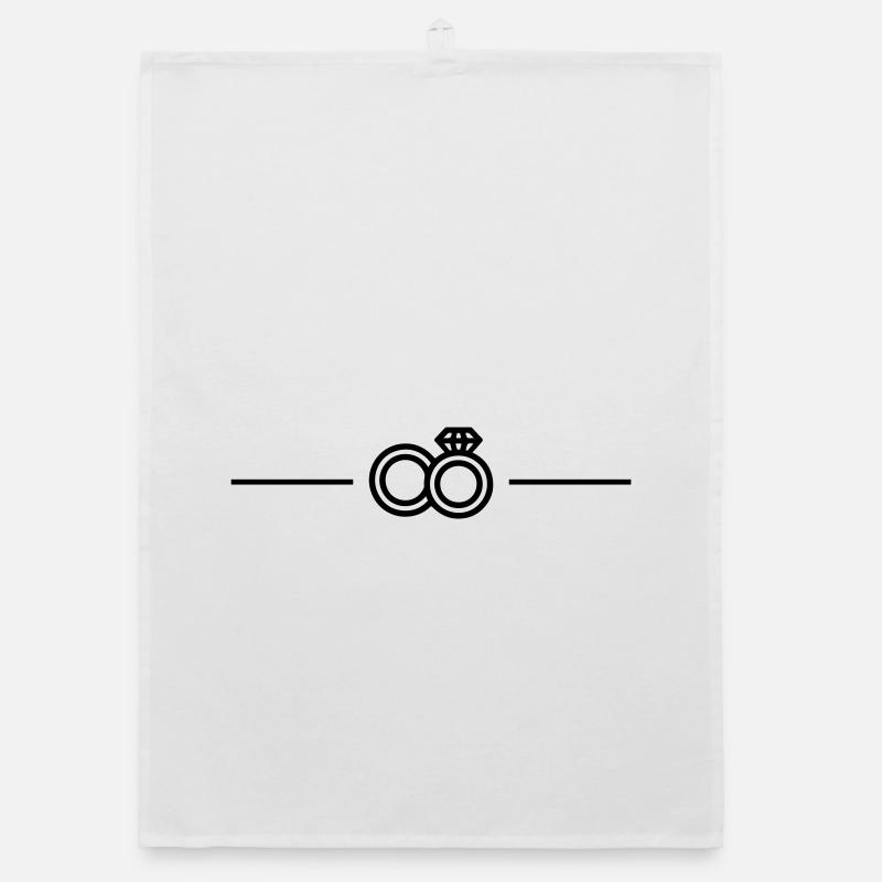 Eheringe Organic Geschirrtuch
