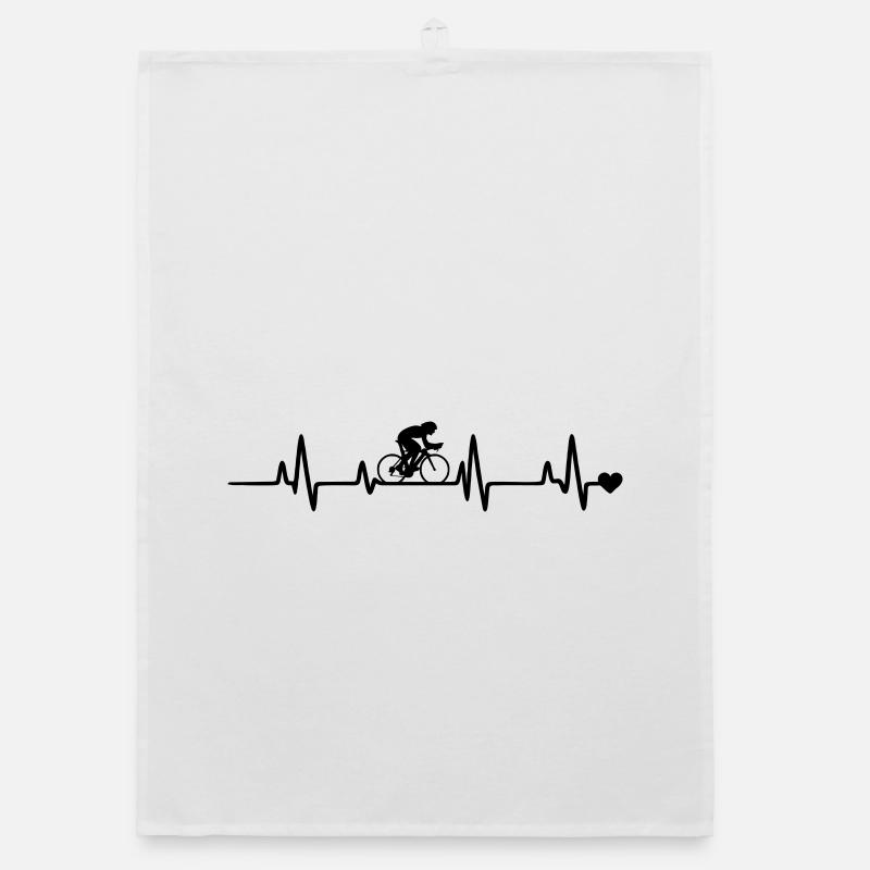 Bicycle Cyclist Organic dish towel