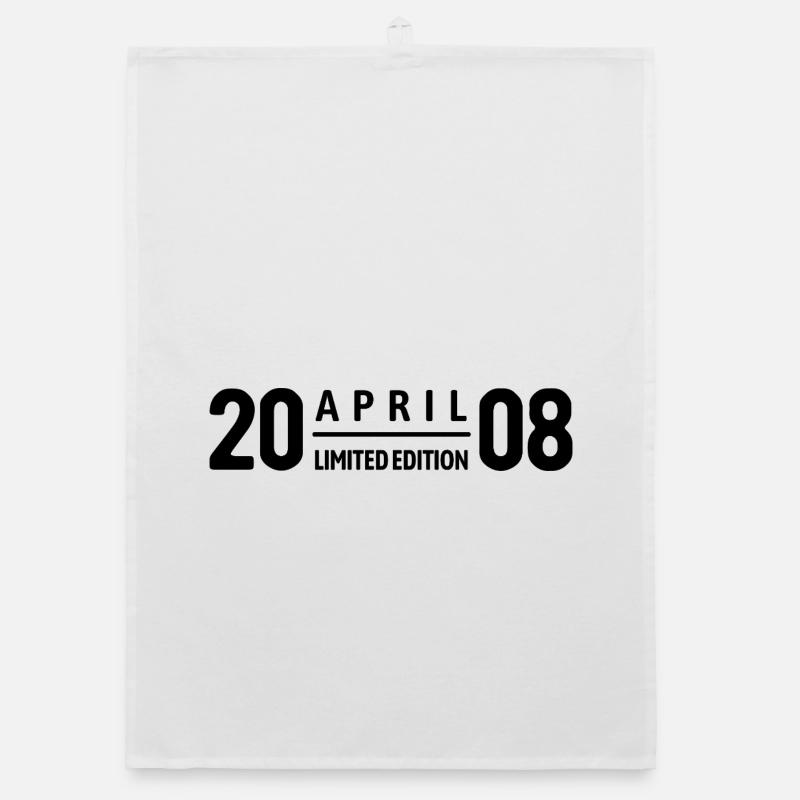 Édition limitée cadeau d’anniversaire avril 2008 Torchon bio