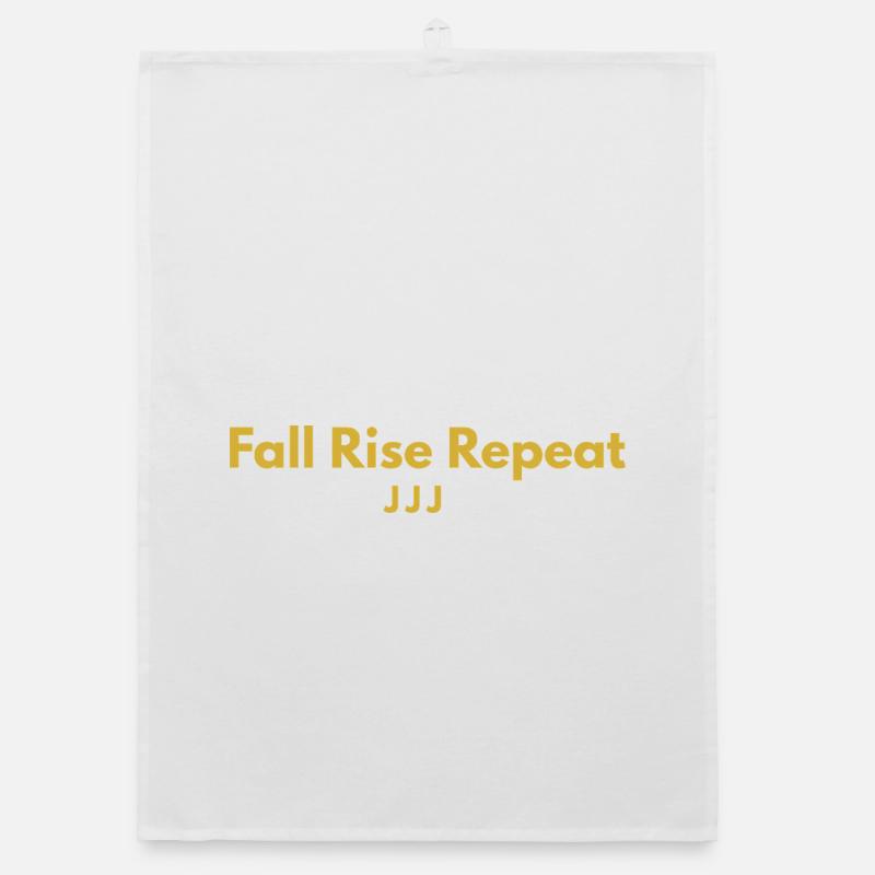 Fall Rise Repeat Organic dish towel