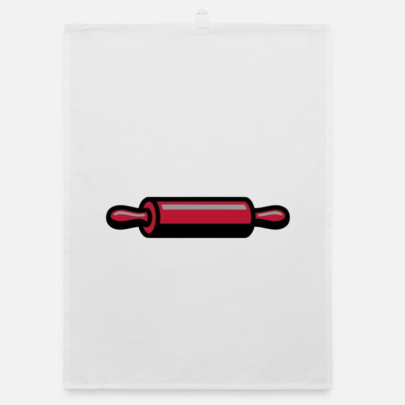 Rolling Pin Baking Baker Confectionery Logo Organic dish towel