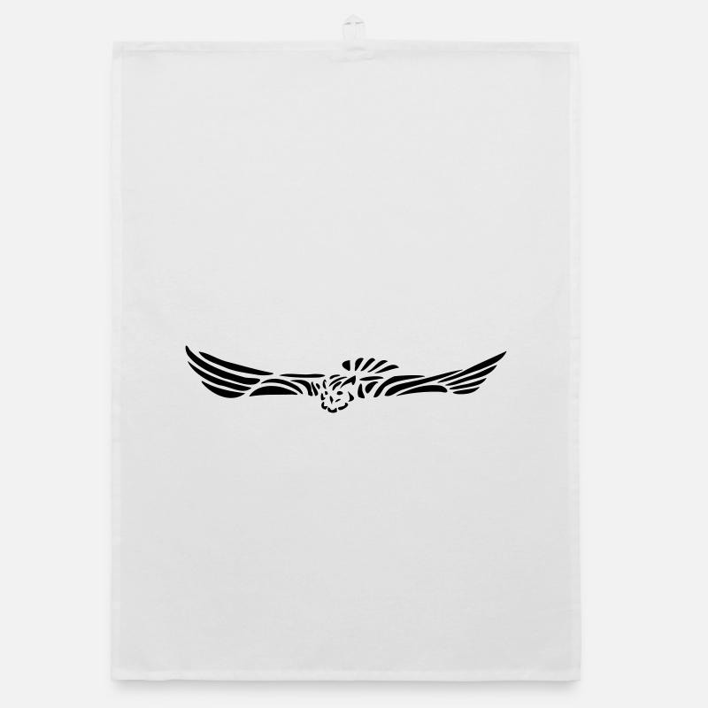 Uhu im Flug Organic Geschirrtuch