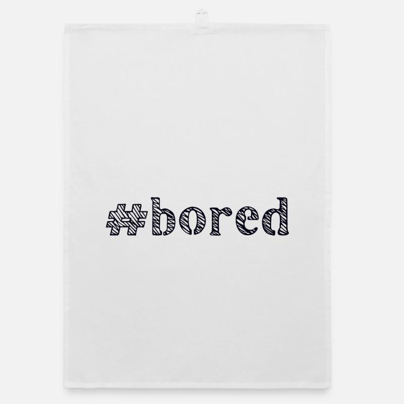 boring bored Organic dish towel