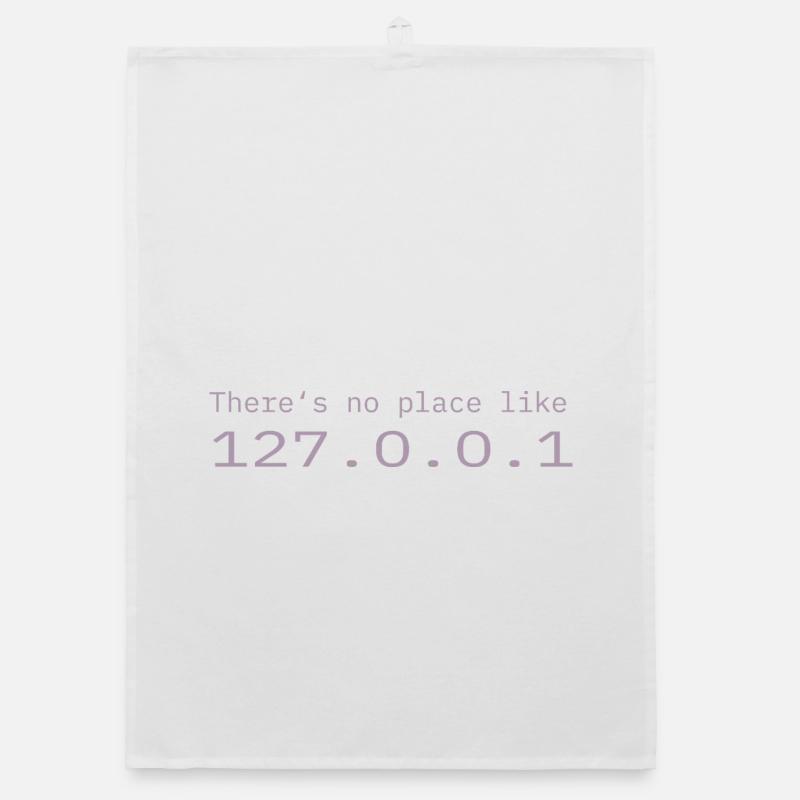 Programmeur Nerd IT Aucun endroit comme Localhost Torchon bio