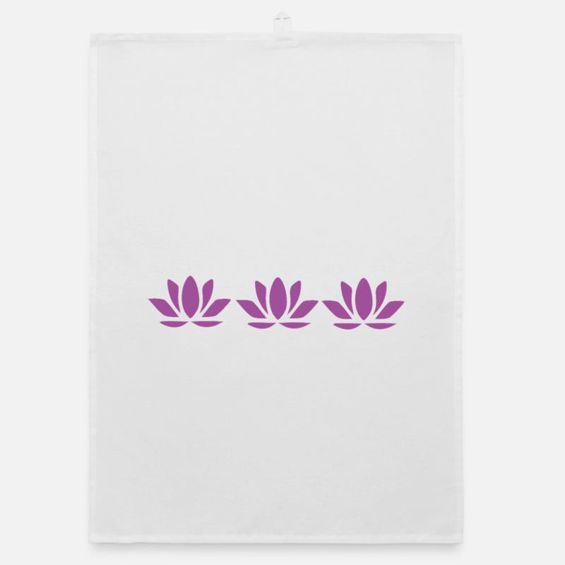 Fleur de lotus Fleur de lotus Fleur de lotus Fleur de violette Fleur de yoga Torchon bio