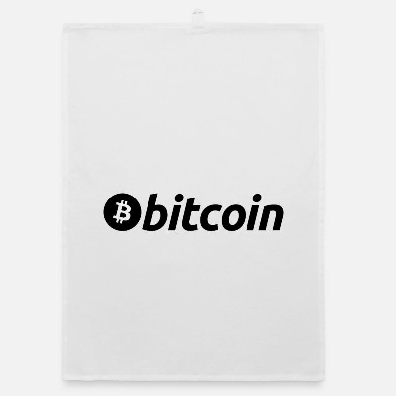 Satoshi Nakamoto - Torchon bio - blanc