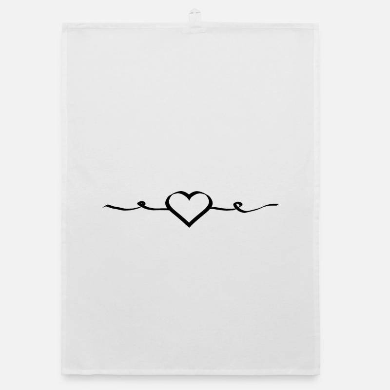 Valentine's Day Gift Valentine's Day Organic dish towel