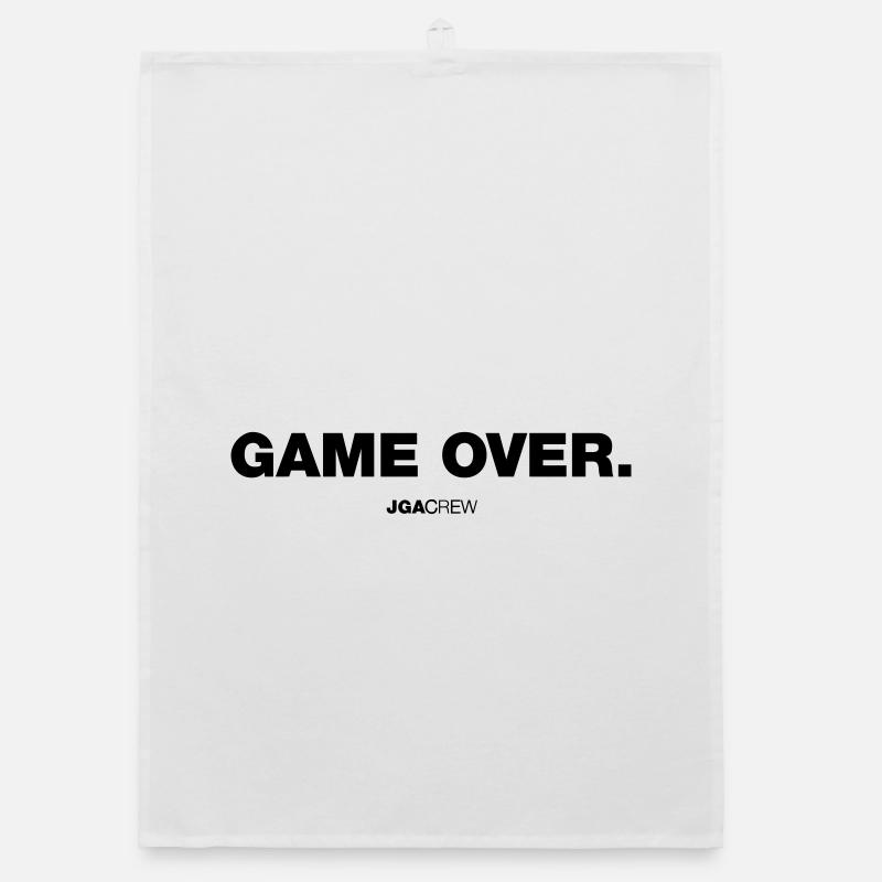 Game Over (Bachelor Party) Organic dish towel