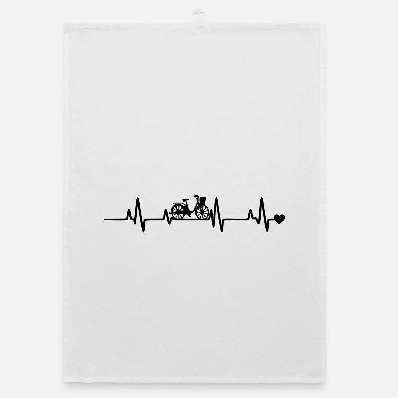 Bicycle Cyclist Organic dish towel