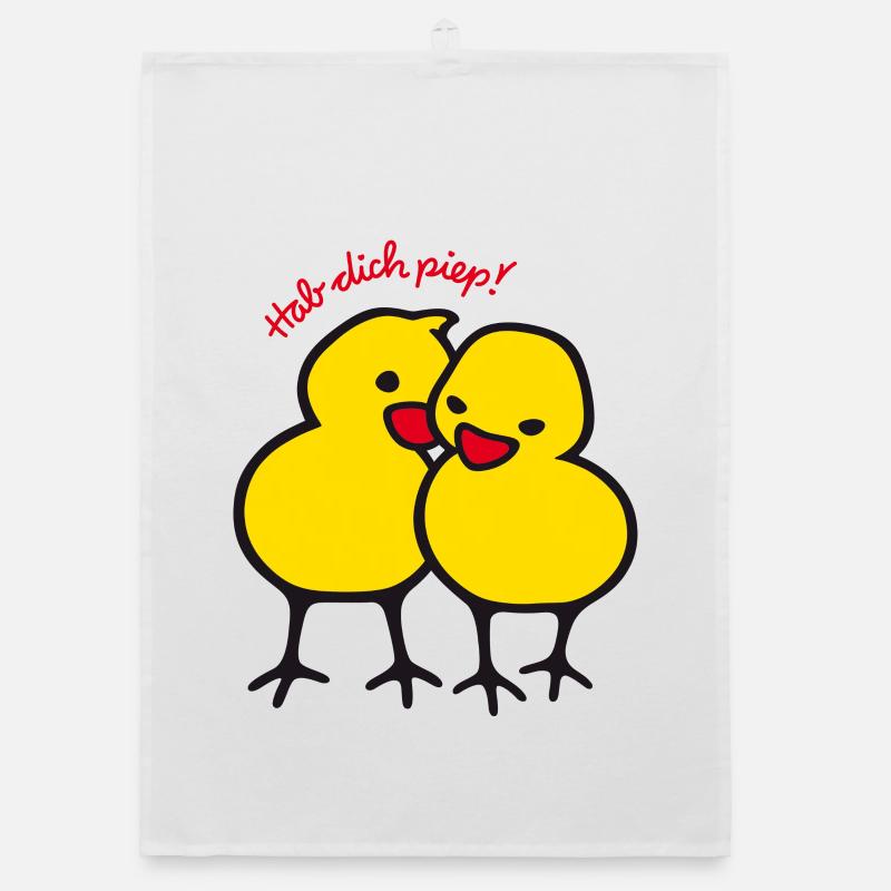 Hab dich piep Organic Geschirrtuch